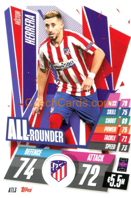 Héctor Herrera 2020/21 Match Attax #ATL3