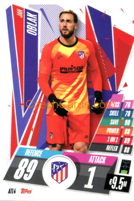 Jan Oblak 2020/21 Match Attax #ATL4