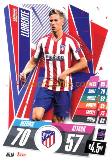 Marcos Llorente 2020/21 Match Attax #ATL10