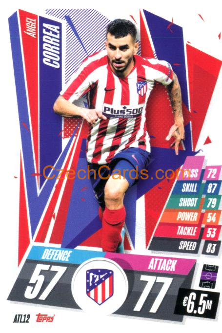 Ángel Correa 2020/21 Match Attax #ATL12