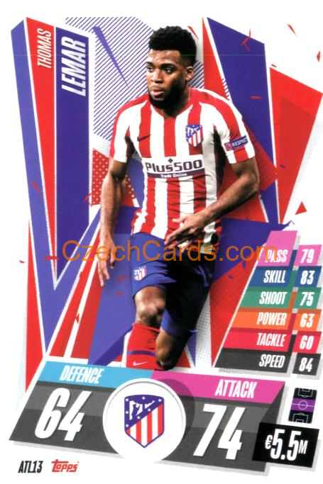 Thomas Lemar 2020/21 Match Attax #ATL13