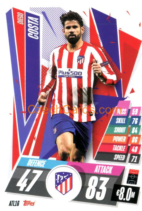 Diego Costa 2020/21 Match Attax #ATL16
