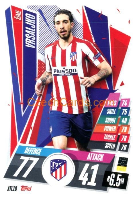 Šime Vrsaljko 2020/21 Match Attax #ATL18