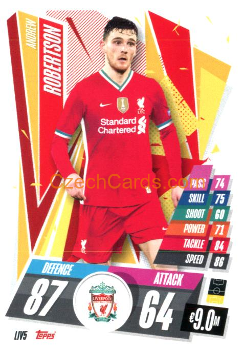 Andrew Robertson 2020/21 Match Attax #LIV5