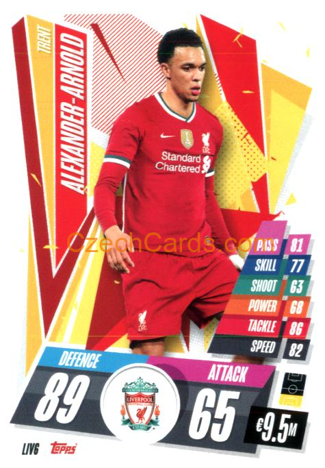 Trent Alexander-Arnold 2020/21 Match Attax #LIV6