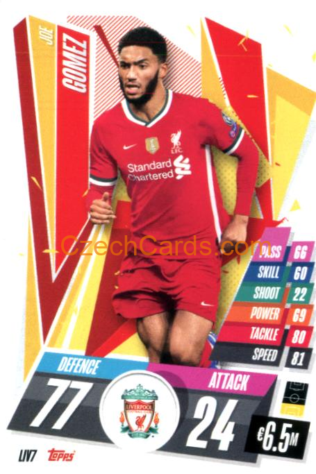 Joe Gomez 2020/21 Match Attax #LIV7