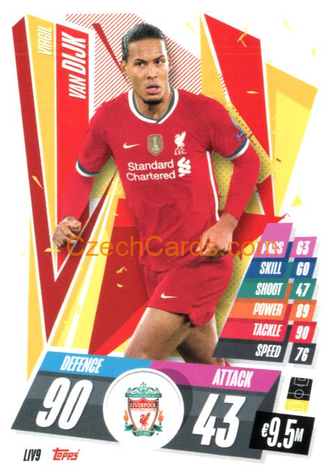 Virgil van Dijk #2020/21 Match Attax #LIV9