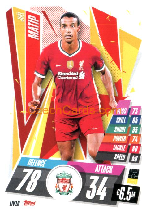 Joël Matip 2020/21 Match Attax #LIV10