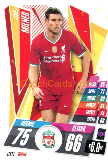 James Milner 2020/21 Match Attax #LIV11