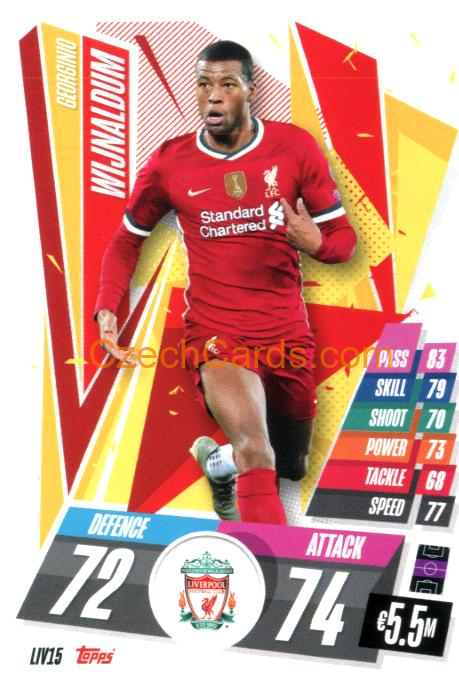 Georginio Wijnaldum 2020/21 Match Attax #LIV15