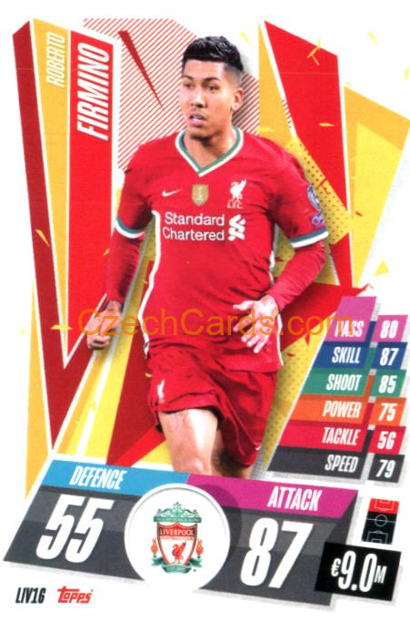 Roberto Firmino 2020/21 Match Attax #LIV16