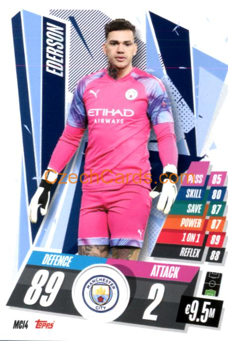 Ederson 2020/21 Match Attax #MCI4