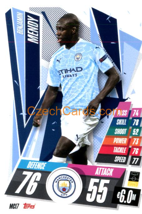 Benjamin Mendy 2020/21 Match Attax #MCI7
