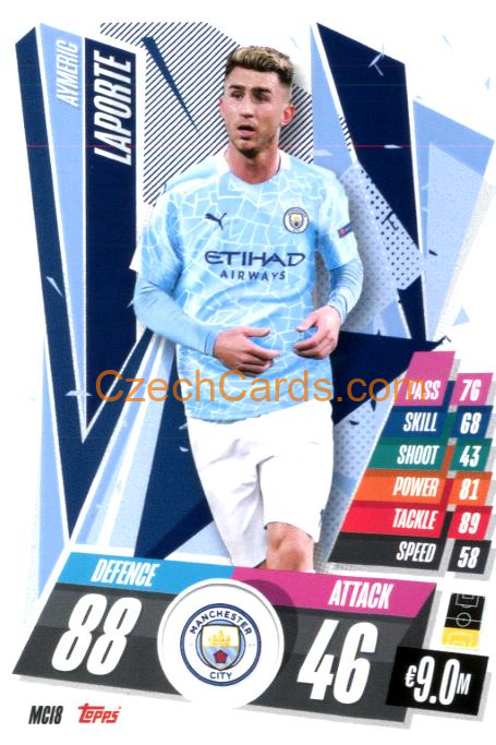 Aymeric Laporte 2020/21 Match Attax #MCI8