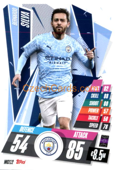 Bernardo Silva 2020/21 Match Attax #MCI12