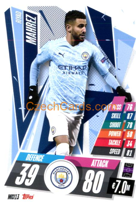 Riyad Mahrez 2020/21 Match Attax #MCI13