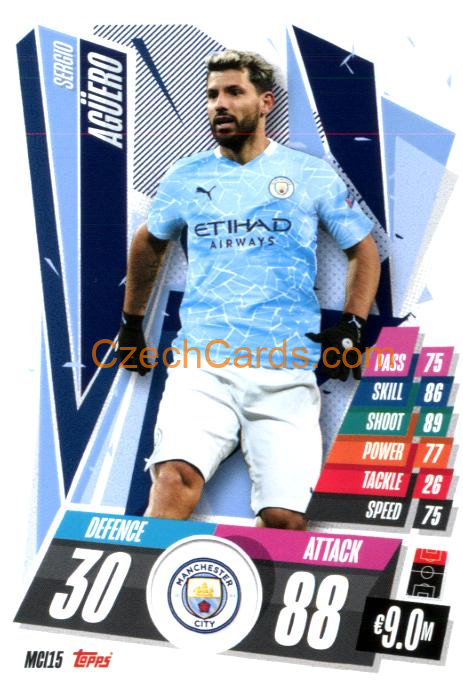 Sergio Agüero 2020/21 Match Attax #MCI15