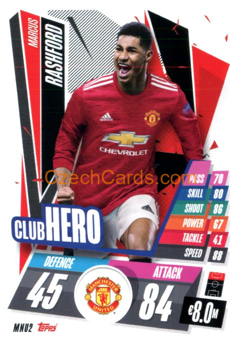 Marcus Rashford 2020/21 Match Attax #MNU2
