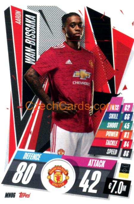Aaron Wan-Bissaka 2020/21 Match Attax #MNU6