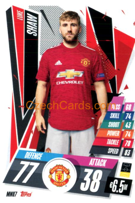 Luke Shaw 2020/21 Match Attax #MNU7