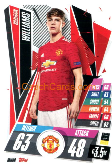 Brandon Williams 2020/21 Match Attax #MNU8