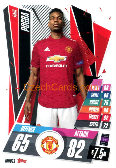 Paul Pogba 2020/21 Match Attax #MNU11
