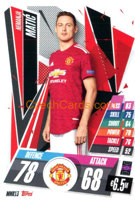 Nemanja Matić 2020/21 Match Attax #MNU13