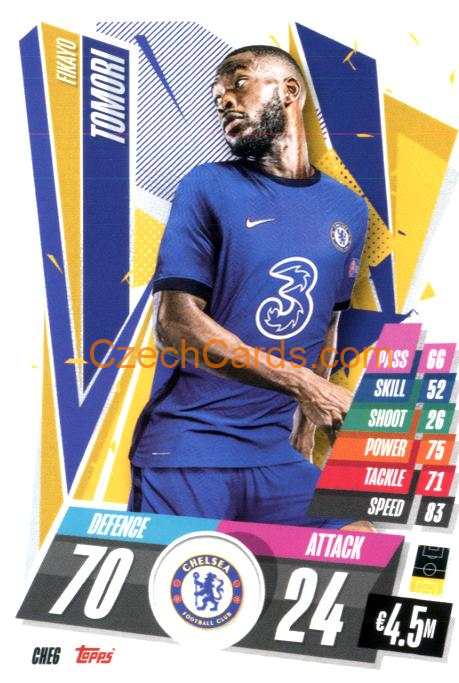 Fikayo Tomori 2020/21 Match Attax #CHE6