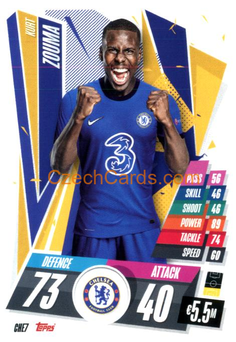 Kurt Zouma 2020/21 Match Attax #CHE7