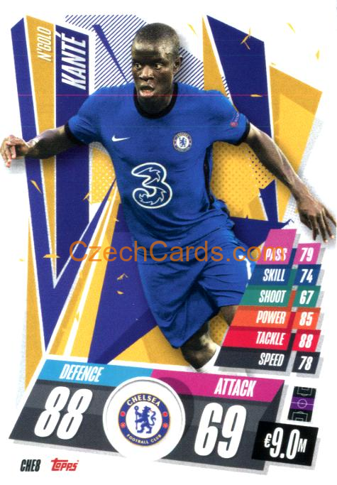 N'Golo Kanté 2020/21 Match Attax #CHE8