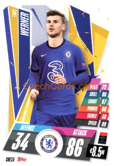Timo Werner 2020/21 Match Attax #CHE15