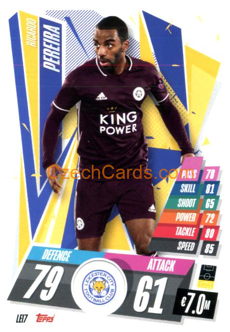 Ricardo Pereira 2020/21 Match Attax #LEI7