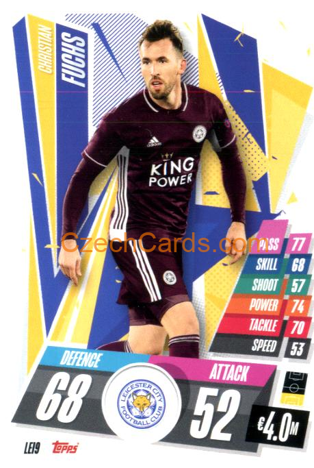 Christian Fuchs 2020/21 Match Attax #LEI9