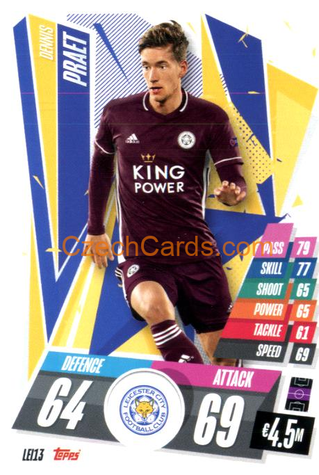 Dennis Praet 2020/21 Match Attax #LEI13