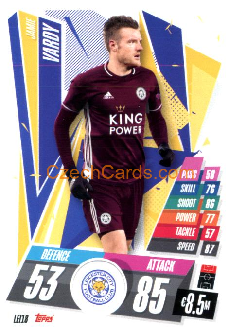 Jamie Vardy 2020/21 Match Attax #LEI18