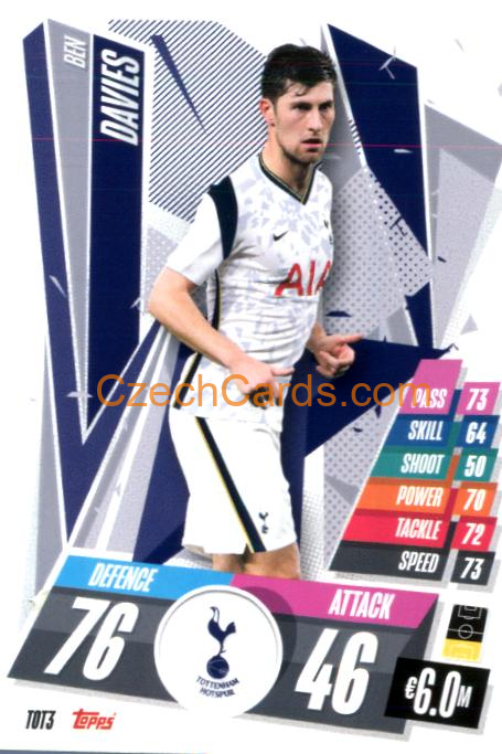 Ben Davies 2020/21 Match Attax #TOT3