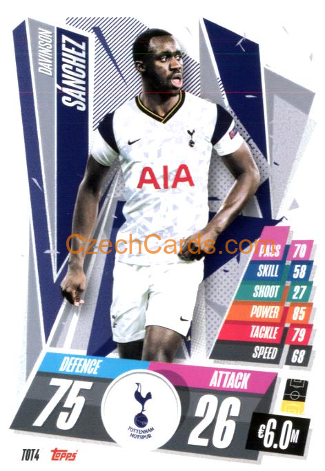 Davinson Sánchez 2020/21 Match Attax #TOT4