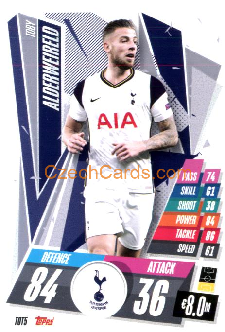 Toby Alderweireld 2020/21 Match Attax #TOT5