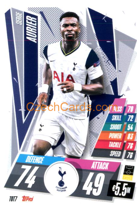 Serge Aurier 2020/21 Match Attax #TOT7