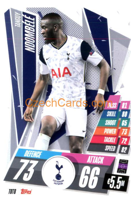 Tanguy Dombélé 2020/21 Match Attax #TOT8