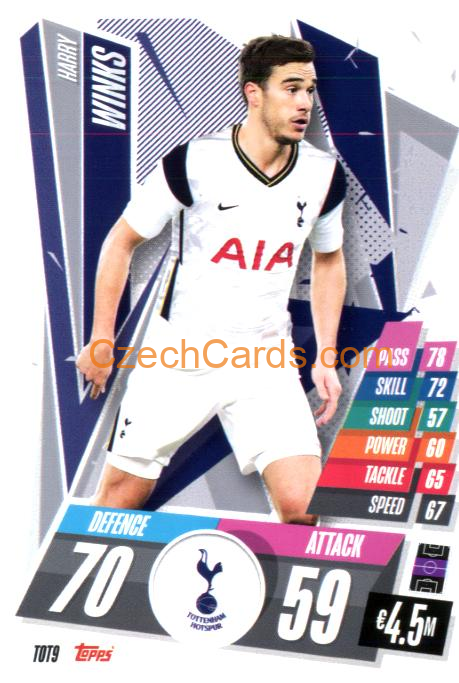 Harry Winks 2020/21 Match Attax #TOT9