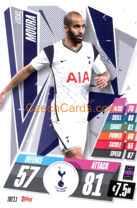 Lucas Moura 2020/21 Match Attax #TOT11