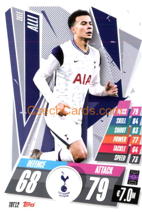 Dele Alli 2020/21 Match Attax #TOT12