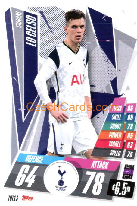 Giovani Lo Celso 2020/21 Match Attax #TOT13
