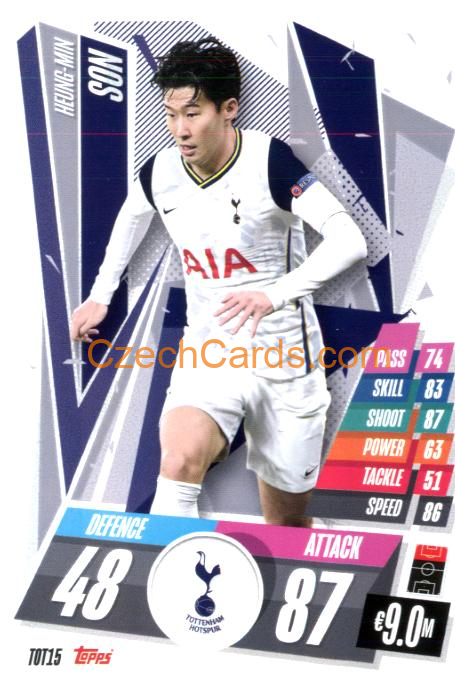Heung-Min Son 2020/21 Match Attax #TOT15