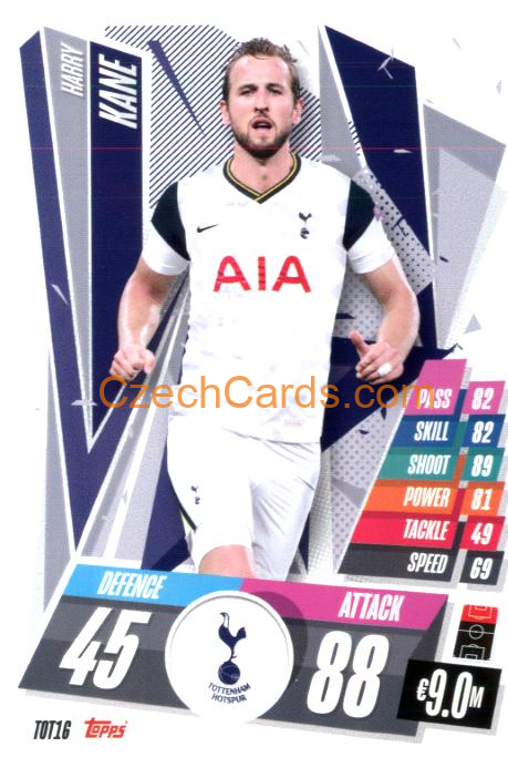 Harry Kane 2020/21 Match Attax #TOT16