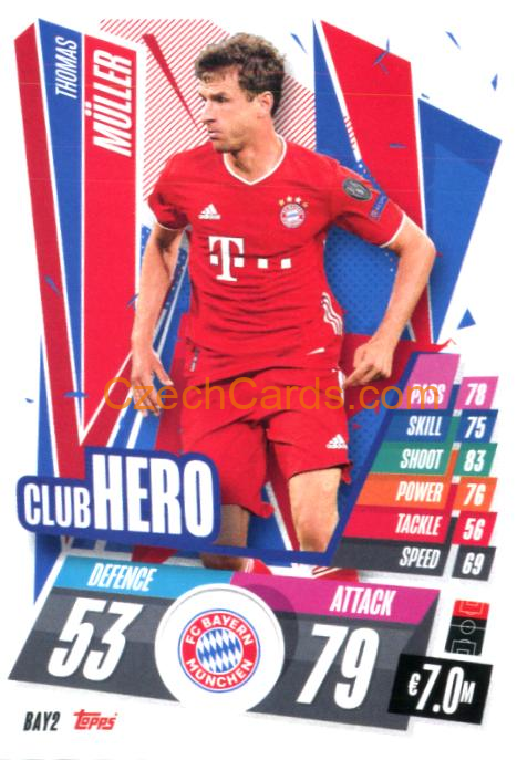 Thomas Müller 2020/21 Match Attax #BAY2