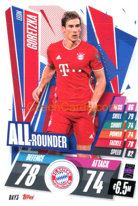 Leon Goretzka 2020/21 Match Attax #BAY3
