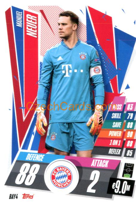Manuel Neuer 2020/21 Match Attax #BAY4