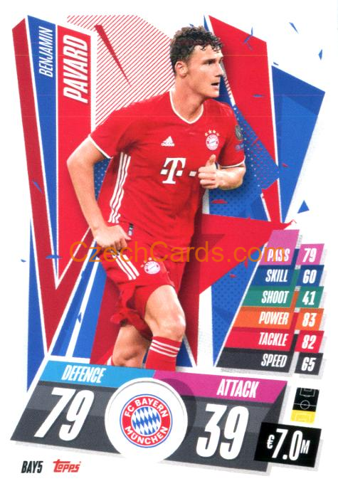 Benjamin Pavard 2020/21 Match Attax #BAY5